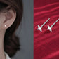 925 Sterling Silver Hypoallergenic Stud Earrings for Women Moon Star of David Maple Leaf Heart Lightning Earrings S999 Jewelry