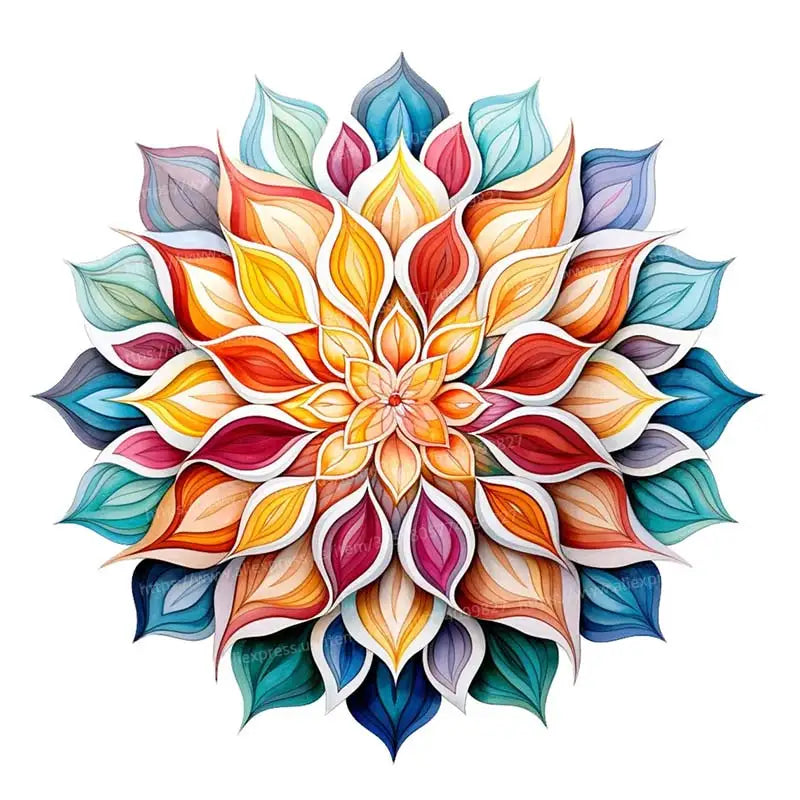 Mandala Wall Sticker Art Mural Bathroom Toilet Decor Living Room Cabinet Refrigerator Home Decoration Decals S389