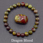 Natural Stone Real Red Jasper Prayer Bead Bracelet Women Men Rosary Stretch Elastic Bracelets Yoga Meditation Jewelry Wholesale
