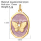 Cute Butterfly Flower Necklace for Women Gold Color Moon Collars Dije Stainless Steel Chain Diy Jewelry High Quality