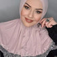 Muslim Instant Turban Lace Modal Hijab Abaya Hijabs For Woman Abayas Jersey Dress Women Scarf Turbans Head Islamic Crinkle Shawl