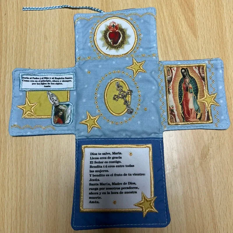 Handcrafted Pocket Devotional Set Travel Prayer Journal Kit with Inspirational Verses Christian Religious Gift for Women Men
