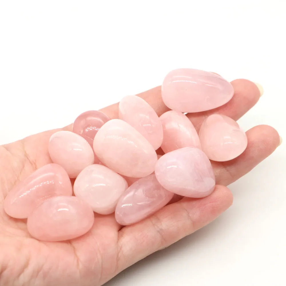 Natural Tumbled Stones Bulk Polished Moonstone Rocks Gemstones Assorted Healing Crystals for Home Garden Tank Aquarium Decor