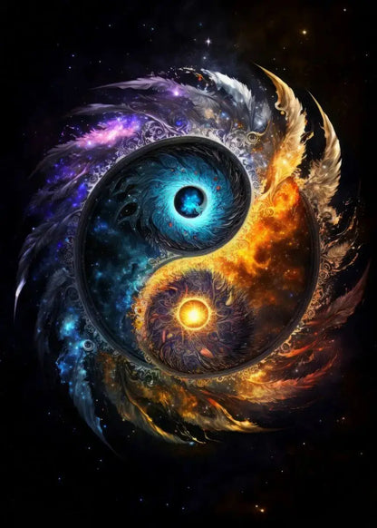 Universe Mysteries Meditation Chakras Indian Buddha Classic Religion Art Canvas Painting Abstract Figure Poster Print Home Decor