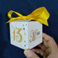 20PCS Kids Boy Bar Mitzvah Party Favor Mini Paper Guest Gift Candy Box Blue Girl 12th 13th Birthday Ceremony Events Decor