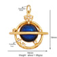 Trendy Shining Moon Star Sun Tellurion Celestial Compass Charm Pendant Gold Colour, Jewelry Necklace Bracelet Making Supply S39