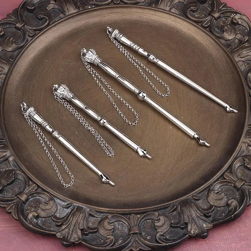 Jewish Gifts Reading Tool Pointer With Chain Decorative Torah Scripture Bible Metal Tool Synagogue Book Metal Finger Tool