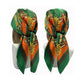 90*90cm Women Square Silk Scarf Luxury Brand Large Shawl Neckerchief Print Headband Female Foulard Bandana Wraps Hijab Scarves