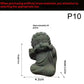 Chinese Style Buddha Statue Cute Little Monk Figurines Fish Tank Moss Landscaping Zen Oriental Aesthetic Garden Decoration〔Nest〕