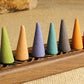 1Box 40Pcs Tower Incense With A Tray Natural Incense Rose Tulip Scent Sandalwood Spice