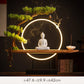 IN STOCK Sakyamuni Buddha Statue Home Large Tathagata Buddhist Statue Figure Buddha LEDRing Light Living Room Incense Porch Gift