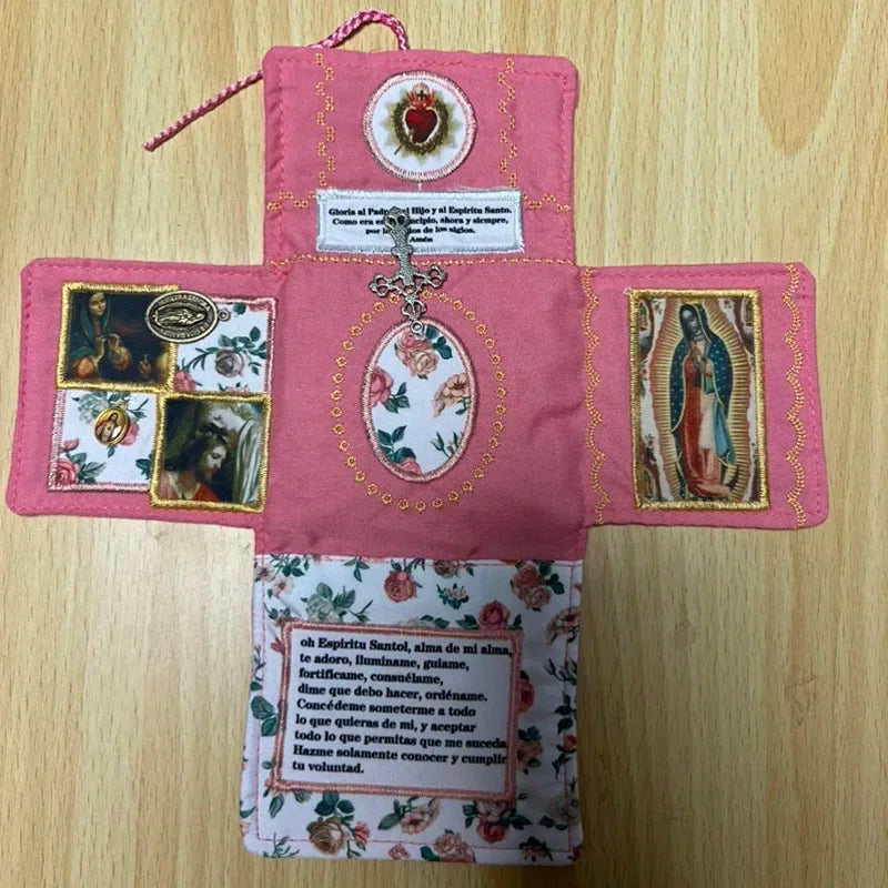 Handcrafted Pocket Devotional Set Travel Prayer Journal Kit with Inspirational Verses Christian Religious Gift for Women Men