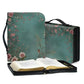Bible Cover,Bible bag comes with a portable handle, Waterproof PU Leather Zipper Book Cover Bible Bag Bible Carrying Case M-2XL
