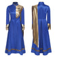 Women Pastor Robe Cassocks Long Sleeve Cross Print Priest Vestment Church Choir Gown Halloween Catholic Clergy Cosplay Costume
