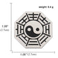 Swastika Yin Yang Tai Chi Bagua Brooch Religious Buddhist Zinc Alloy Yoga Amulet Clothing Backpack Hat Accessories Gift