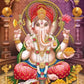 India Hindu God Ganesha Temple Elephant Poster God Series Religion Canvas Painting Print Wall Art Picture Living Room Decor