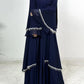 Women Abaya 4 Piece Set Dress Kaftan Islam Vestidos Eid Muslim Scarf Sashes Arab Long Robe Jalabiya Ramadan Morocco Dubai Abayas