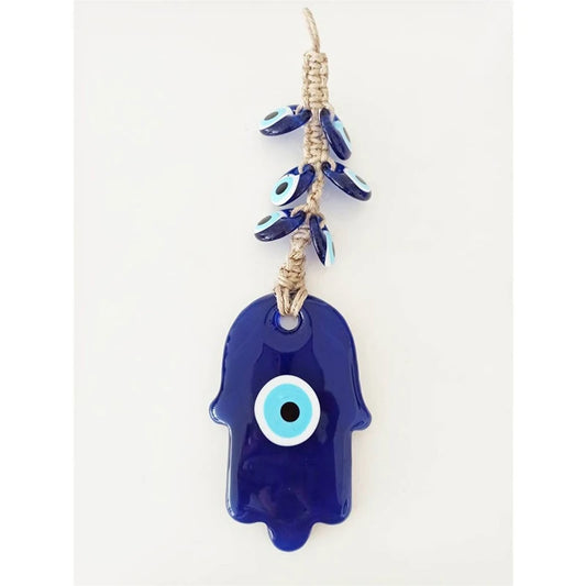 Hamsa Hand Wall Hanging Hamsa wall Art Evil Eye Home Decor Khamsa Protection Turkish Evil Eye Hand Of Fatima Nazar Boncuk Gift