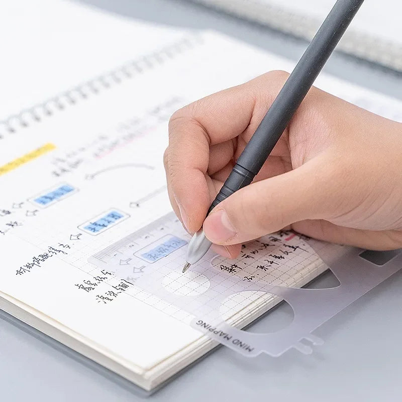 Mind Mapping A4/B5 Cornell Grid Notebook Student Coil Book Daily Weekly Monthly Planner School Office Supplies Ruled Stationery