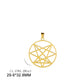 EUEAVAN 1pc Order of Nine Angles Symbol Pendant Amulet Stainless Steel Round Pendants Sacred Geometric Charms Jewelry Making
