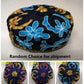 BUCHARIAN EMBROIDERED KIPPAH KIPPOT YARMULKA