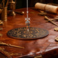 2pcs Spirit Pendulum Paired with Astrological Divination Disc, Divination Tool for Decision-making and Spiritual Rituals