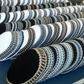 HIGH QUALITY HANDMADE KNITTED YARMULKE KIPPAH WHITE TOP PRICE PER PIECE