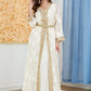 Elegant Eid Muslim Dress Women Ramadan Moroccan Kaftan Kimono Jubah Long Robe Abaya Islamic Clothing Turkey Hijab Arabic Dress