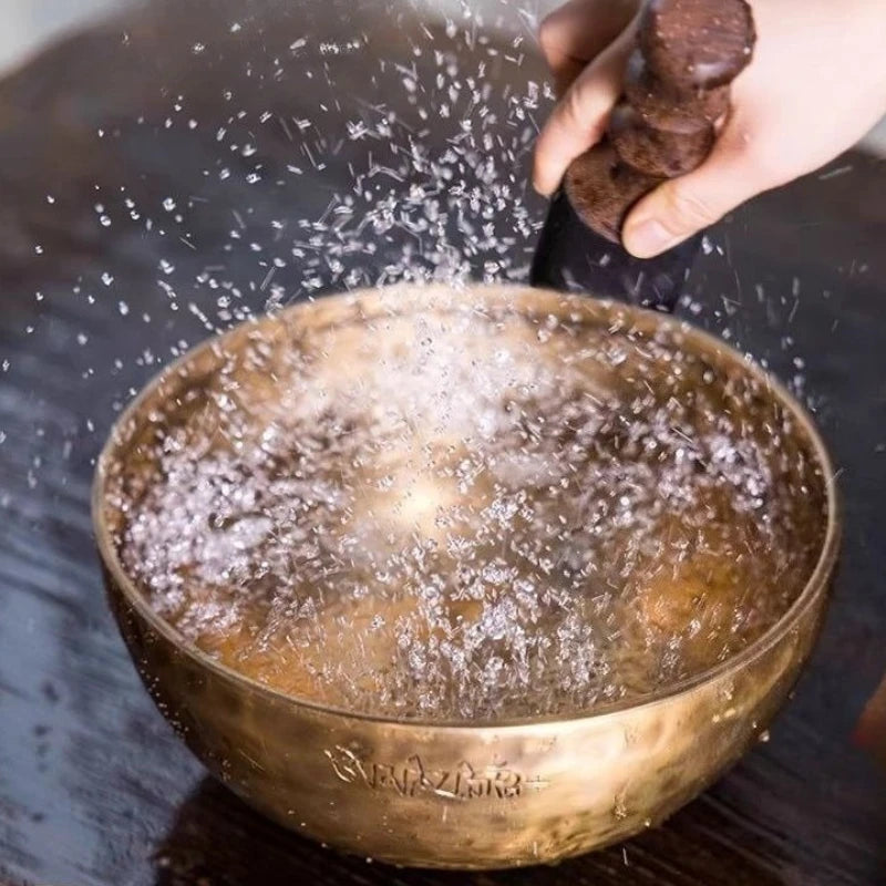 Nepal Full Moon Singing Bowl Mallet Cushion Sound Bowl Set Copper Music Therapy Sontherapy Sound Healing Meditation Instrument