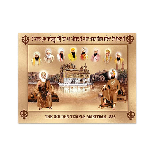 DIY 5D Diamond Painting The Unique Paintings Of Ten Sikh Masters full square/round Diamond Mosaic Religious Home Decor R276