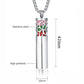 Twelve Constellations Aromatherapy Essential Oil Pendant Lockets Perfume Storage Diffuser Necklace 316L Stainless Steel Jewelry