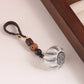 Buyee 925 Silver Garlic Pendant Keychain Vintage Style Car Charm & Phone Accessory Jewelry Ring Circle Gift for Women Men