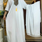 2025New Muslim Women Long Sleeve Autumn  Dress Cotton With Big Scarf Boubou Maxi Islam Women Dress African Abaya