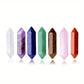 7pcs/set Nature Crystal and Healing Stone Set Chakra Balance Stone Spiritual Astrology Yoga Energy Reiki Healing Crystal Stone F