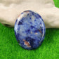 1pc 45x35mm Oval Worrystone Natural Crystal Amethysts Agate Massage Thumbtack Stone Forgetting Stone Jewelry Accessories Gifts