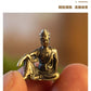 Micro Landscape Bronze Chinese Buddha Ancient Tea Ceremony Zen Moss Rockery Bonsai Sand Table Decorationfairy Garden Miniatures