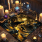Divination Altar Cloth Civet Cat Tarot Tablecloth For Tarot Card Reading Decorative Voo-Polyester Oracle Card Mat
