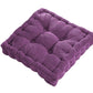 Meditation Floor Square Pillow For Seating On Floor Solid Tufted Thick Pad Cushion For Yoga Balcony Chair Seat Cushions