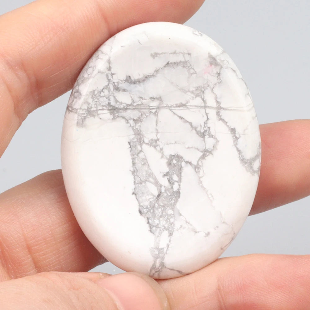 Worry Stone Amethyst Rose Quartz Hand Carved Thumbstone Pocket Meditation Oval Crystal Natural Vitality Relaxation Palm Stone