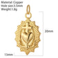 Goth Cross Chrams for Jewelry Making Supplies Golden Angel Charm Stainless Steel Long Chain Dijes Diy Necklace Earring Bracelet