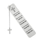 Stainless Steel Bible Bookmark Pray Cross Believer Bookmark High Quality Reading Tool Stationery for Men Women Festival Gifts