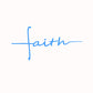 Faith Cross Decal Christian Religious Vinyl Sticker Car Window Decor ,  Women's Christian Laptop Decals for Apple MacBook Decor