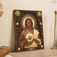 High Quality Religious Wooden Sacred Heart of Jesus Catholic Statue Plaque Wall Decor