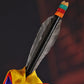 Nepal Auspicious Prayer Flag with Arrow Tibetan Buddhist Five Color Banner for Wealth and Luck