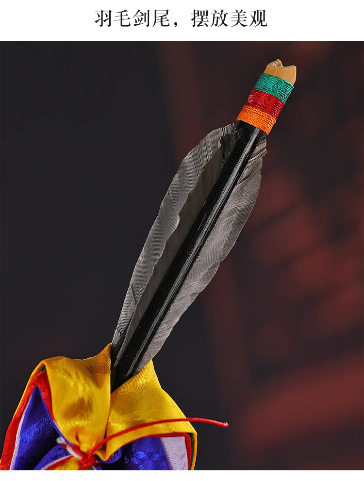 Nepal Auspicious Prayer Flag with Arrow Tibetan Buddhist Five Color Banner for Wealth and Luck