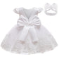New Years Wedding Princess Dress For Girls Kid Vestidos Birthday One Year Dress Party Baptism Bow Clothes Christmas Costume 0-2Y