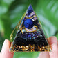 Energy Pyramid Orgonite Reiki Natural Amethyst Ball Healing Crystals Chakra Tool Ornaments Resin Stones Craft Kids Gift Pyramid