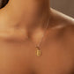 Stainless Steel Cho Ku Rei Pendant Necklace Reiki Protection Healing Chokurei Necklace Energy Yoga Amulet Jewelry Gifts