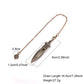 Cone 100% Copper Brass Metal Pendant Pendulum for Divination Dowsing Reiki Healing Egyptian Isis Pendulos Professional  A001