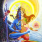 Divine Abstract Lord Shiva Canvas Poster  Hindu God Wall Art for Living Room  Religious Home Decor  Indian Deity Prints